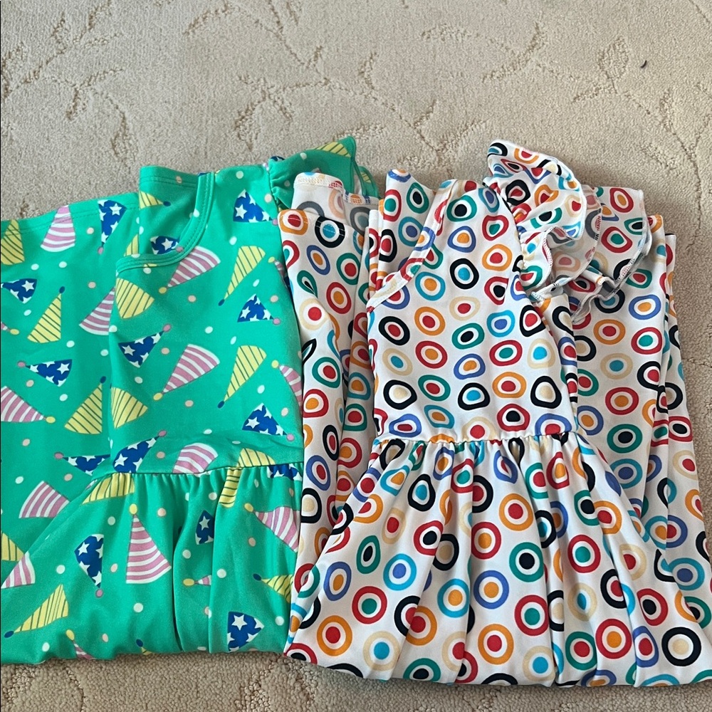 Dot Dot Smile Flutter Sleeve Bundle Size 7 x2